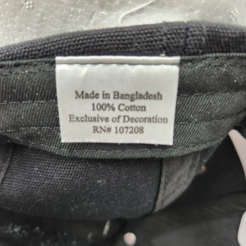 Mack Hat Black Adjustable Strapback Cap Trucks Embroidered Bulldog Logo NWT - Picture 8 of 9